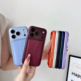 Card Holder Anti-drop Phone Case For iPhone