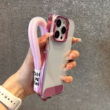 Transparent Anti-fall Mobile Phone Case For iPhone