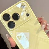 Candy Color Tempered Glass Camera Protection Case For iPhone