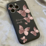 Lens Flat Silicone Case For iPhone