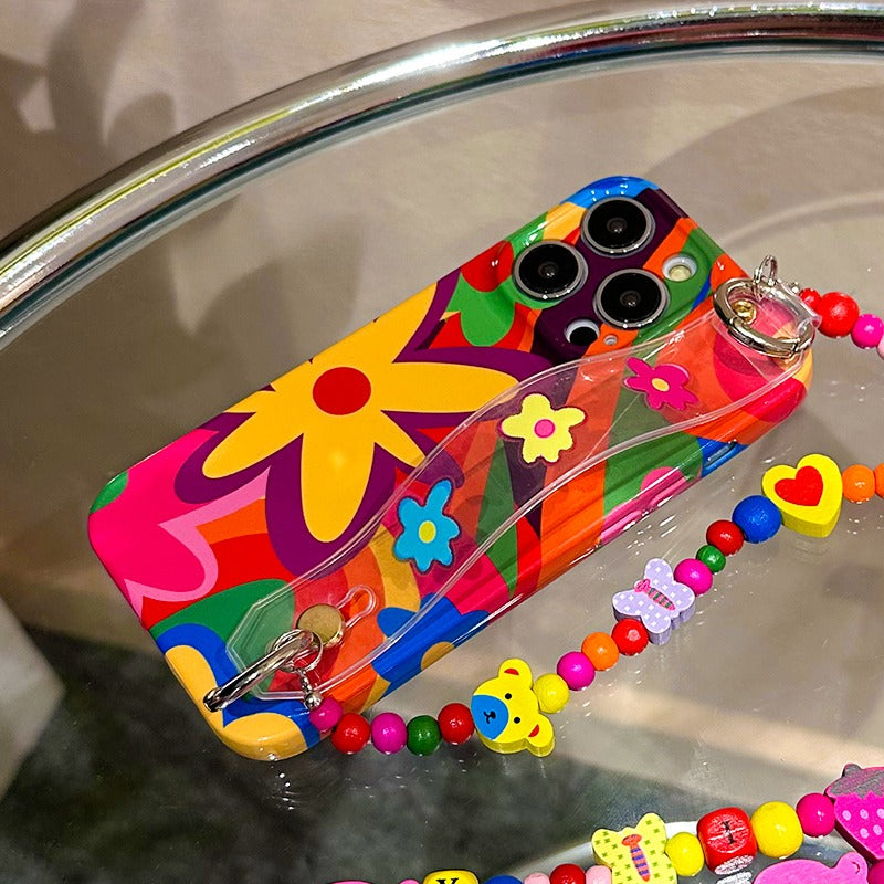 Graffiti Flower Phone Case For iPhone
