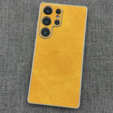 Magnetic Denim Textured Soft Phone Case For Samsung
