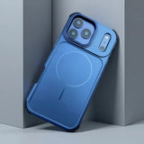 Shockproof Armor Matte Magnetic Case For iPhone