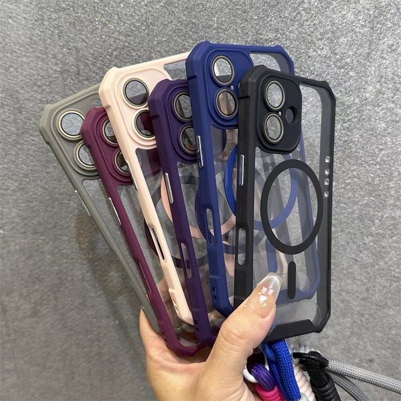 Magnetic Anti-fall Mobile Phone Case For iPhone