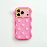 Colorful Polka Dot and Wave Graffiti Phone Case For iPhone