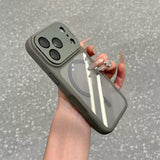 Lens Holder Soft Edge Phone Case For iPhone