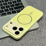 Color-blocked Breathable Magnetic Phone Case for iPhone