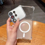 Candy Magnetic Matte Phone Case For Samsung