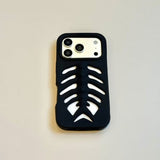 Hollowed-out Fishbone Phone Case For iPhone