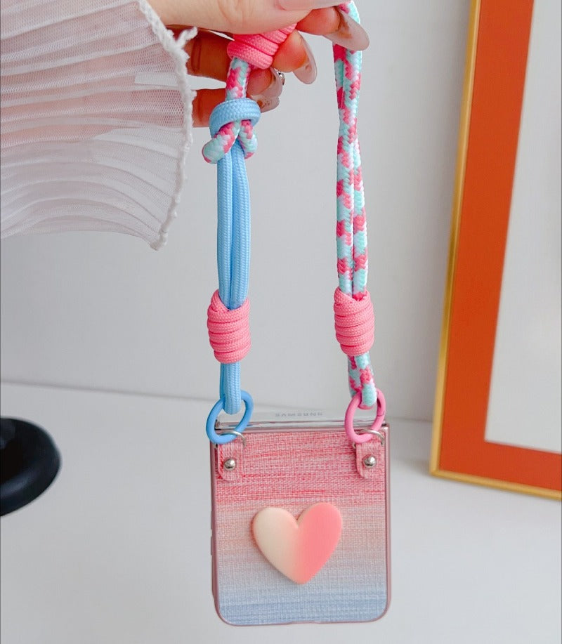 Heart Phone Case For Samsung Z FLIP 7 6 5 4 3