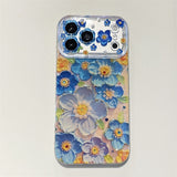 Flower-shaped Epoxy Phone Case For iPhone