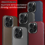 Texture Carbon Fiber Pattern Shockproof Skin Case For iPhone