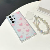 Pink Heart Phone Case For Samsung
