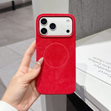 Flannel Magnetic Phone Case For iPhone