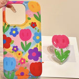 Flower Tulip Phone Case For iPhone