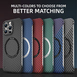 Carbon Fiber Magnetic Case For iPhone