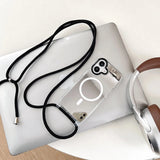 Mirror Crossbody Strap Case For iPhone
