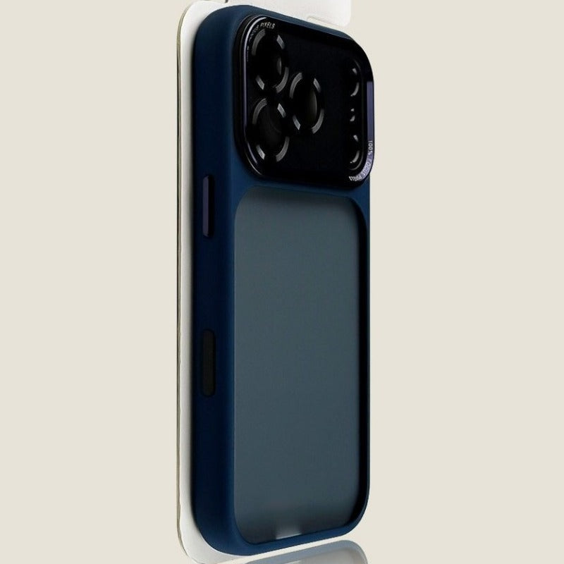 Metal Lens Shockproof Phone Case For iPhone