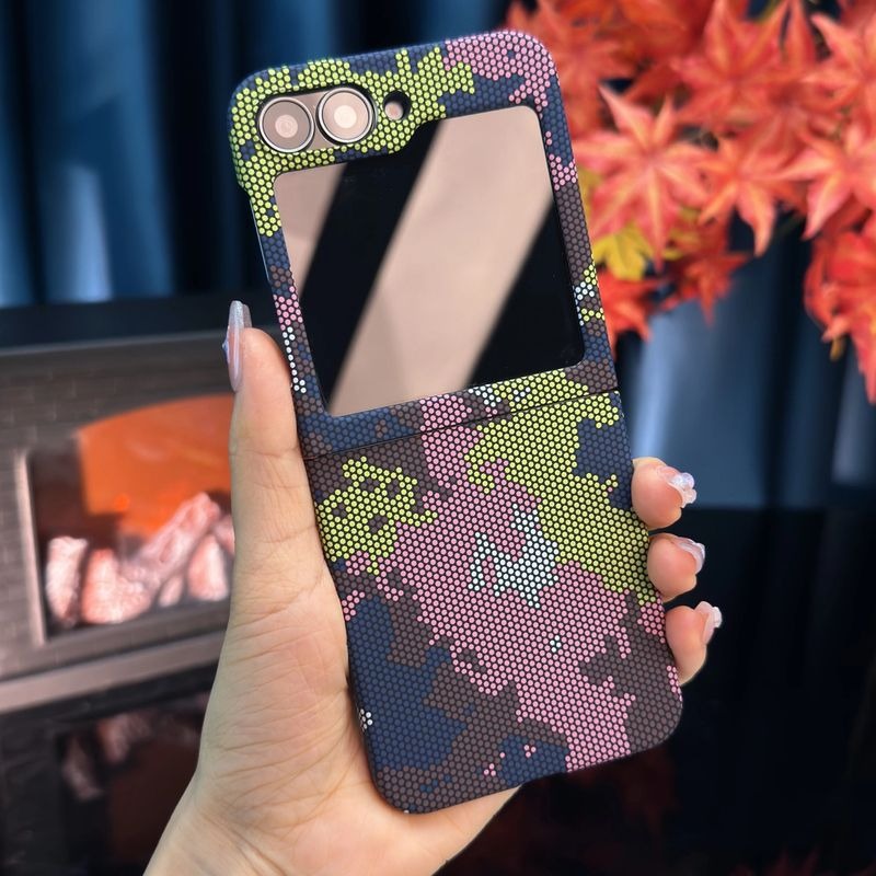 Camouflage Phone Case For Samsung Z Flip