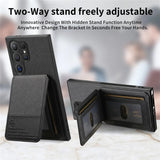 Wallet with Card Holder Phone Case For Samsung