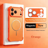 Camera Protection Shockproof Magnetic Case For iPhone