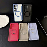 Flip Card Holder Magnetic Phone Case For Samsung
