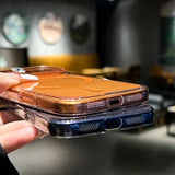 Slim Clear Transparent Magnetic Hard PC Case For iPhone