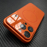 Acrylic Nano Matte Magnetic Wireless Charge Case For iPhone