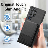 Wallet with Card Holder Phone Case For Samsung
