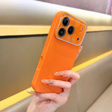 Luxury Silicone Solid Color Shockproof Versatile  Camera Metal Frame Protective Case For iPhone