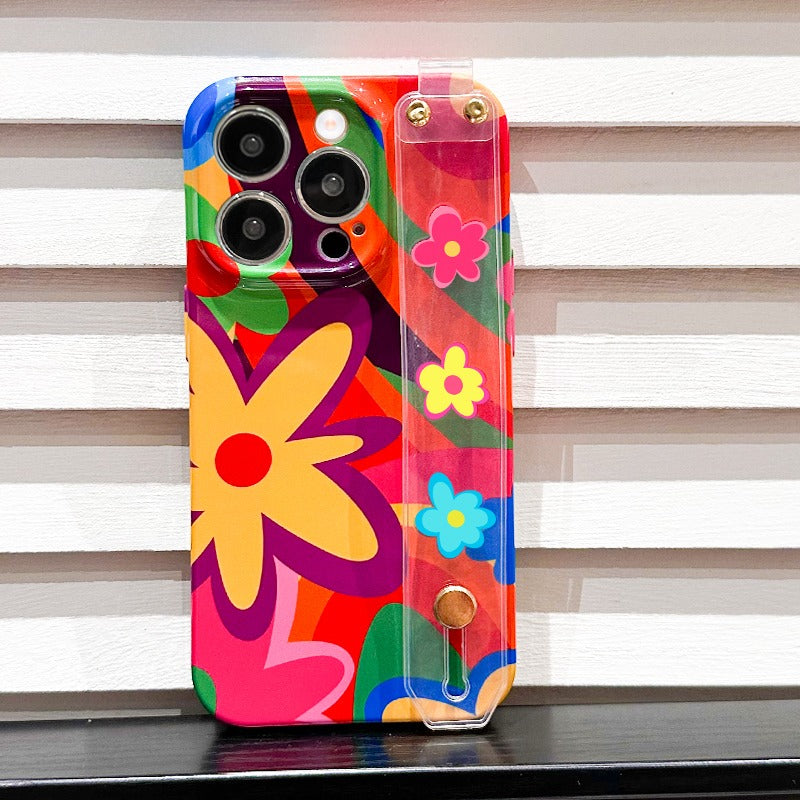 Graffiti Flower Phone Case For iPhone