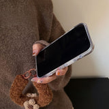 Retro Brown Oil Painting Colorful Flower Phone Case For iPhone