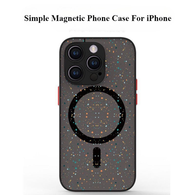 Simple Magnetic Phone Case For iPhone