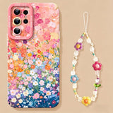 Silicone Flower Phone Case For Samsung