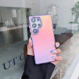 Laser Gradient Matte Shockproof Case for Samsung