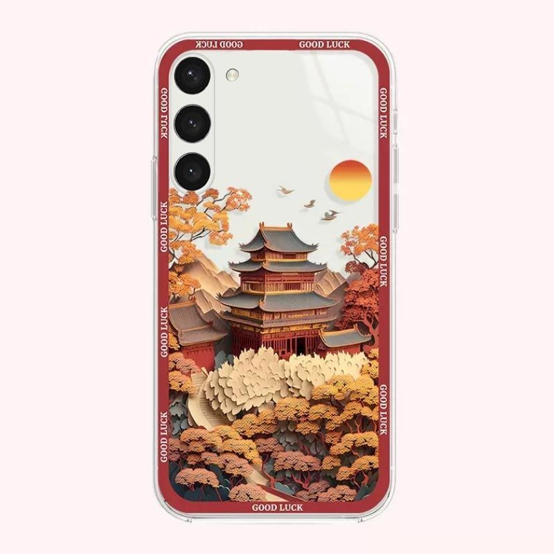 Fun Colorful Transparent Phone Case For Samsung