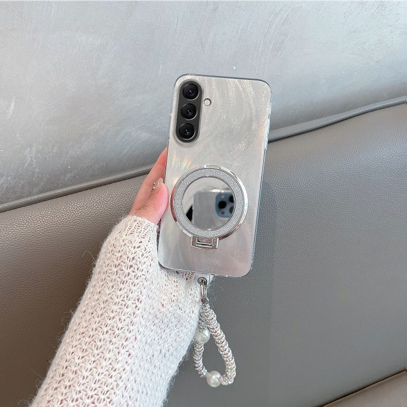 Bracket Mirror Bracelet Simple Phone Case For Samsung