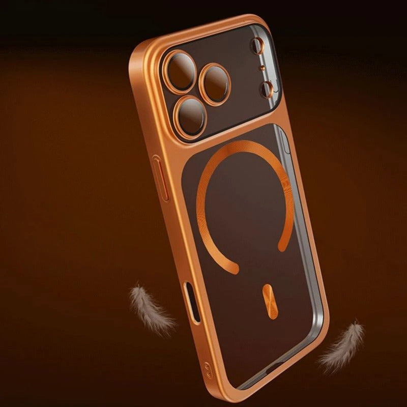 Transparent Plating Soft Magnetic Case For iPhone