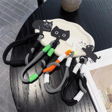 Cat-shaped Lanyard Phone Case For iPhone