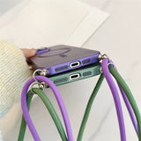 Crossbody Lanyard Magnetic Case For iPhone