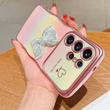 Rhinestone Bow Phone Case For Samsung