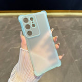 Shockproof Frosted Semi-transparent Soft Phone Case For Samsung