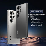 magnetic aluminum alloy frame sturdy and shockproof plastic back cover protective case for Samsung