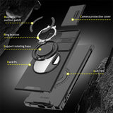 Slide Camera Protection Magnetic Stand Phone Case For Samsung