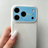 Large-view Frosted Phone Case with Lanyard For iPhone