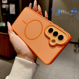 Matte PC Magnetic Case For Samsung