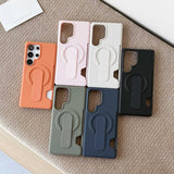 Frosted Phone Case with SIM Card Slot For Samsung