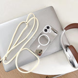 Mirror Crossbody Strap Case For iPhone