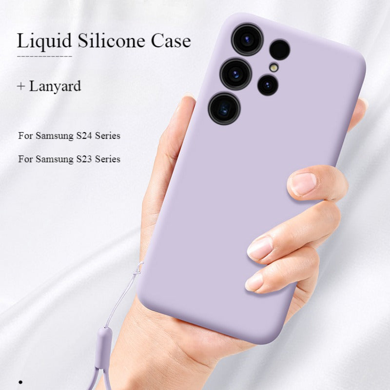 Liquid Silicone Full Shockproof Phone Case For Samsung