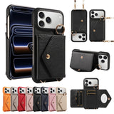 PU Leather Phone Wallet Case For iPhone